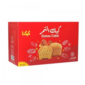 الفاخرات كيكنا - كيك التمر - 15 قطعة - 350 جرام الفاخرات كيكنا - كيك التمر - 15 قطعة - 350 جرام