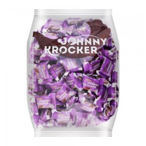 بسكويت ويفر روشن جوني كروكر محشو بكريمة الحليب مغطى بالشوكولاته - 1 كيلو