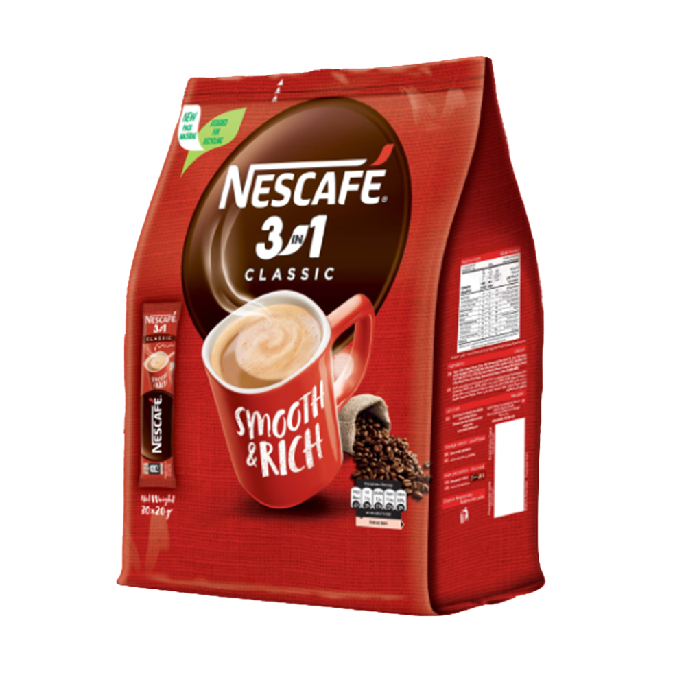 نسكافية 3 في 1 ( 20 جرام * 30 ظرف )