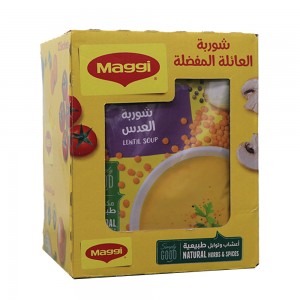 شوربة العائلة المفضلة ماجي - شوربة العدس