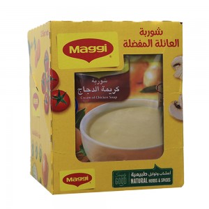 شوربة العائلة المفضلة ماجي - شوربة كريمة الدجاج