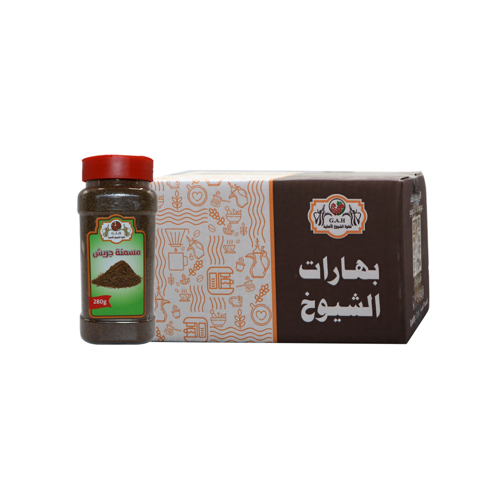 كرتون بهارات مسمنة جريش × 12 حبة