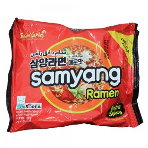 نودلز كوري سام يانق رامين نكهة الحار شعيرية سريعة التحضير 120 جرام